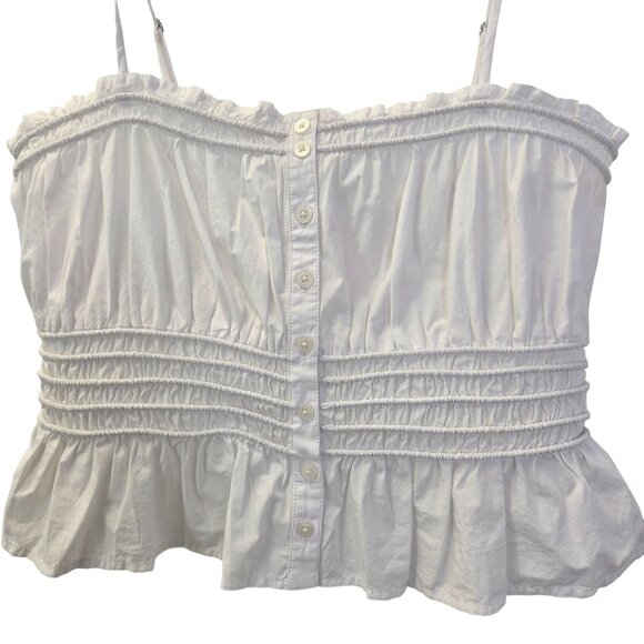 NWT Madewell Sally Structured Cropped Camisole Top Size Small - Picture 5 of 9